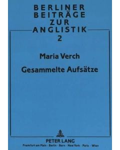 Maria Verch • Gesammelte Aufsätze