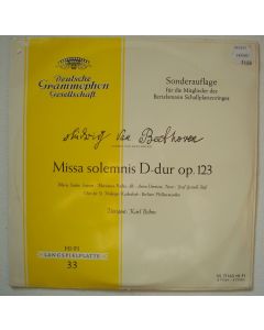 Ludwig van Beethoven (1770-1827) • Missa solemnis D-dur op. 123 2 LPs