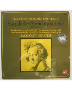 Felix Mendelssohn-Bartholdy (1809-1847) • Sämtliche Streichquartette Folge 2 2 LPs