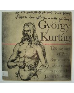 György Kurtág • The Sayings of Péter Bornemisza LP