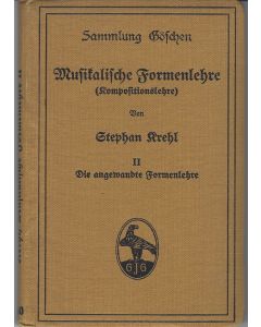 Stephan Krehl • Musikalische Formenlehre (Kompositionslehre)-1