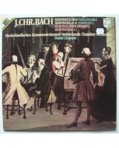 Johann Christian Bach (1735-1782) • Sinfonien - Sinfonias 2 LPs • David Zinman