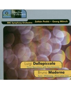 Luigi Dallapiccola (19804-1975) • Three Questions with two Answers CD