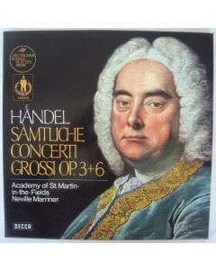 Georg Friedrich Händel (1685-1759) • Sämtliche Concerti grossi Op. 3+6 4 LP-Box