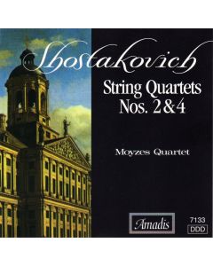 Dmitri Shostakovich (1906-1975) • String Quartets Nos. 2 & 4 CD • Moyzes Quartet