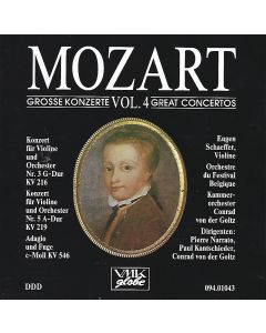 Wolfgang Amadeus Mozart (1756-1791) • Große Konzerte - Great Concertos Vol. 4 CD