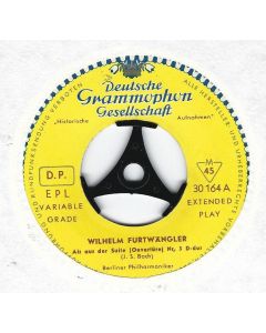 Wilhelm Furtwängler • J. S. Bach & Schubert 7"