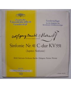 Wolfgang Amadeus Mozart (1756-1791) • Sinfonie Nr. 41 (Jupiter-Sinfonie) 10"-1