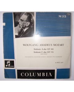 Otto Klemperer: Wolfgang Amadeus Mozart (1756-1791) • Symphonies KV 201 & 551 LP