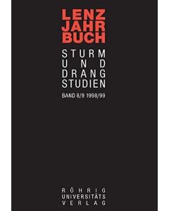 Lenz-Jahrbuch • Sturm-und-Drang-Studien, Band 8/9, 1998/99