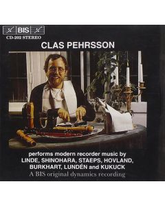Clas Pehrsson performs Modern Recorder Music CD