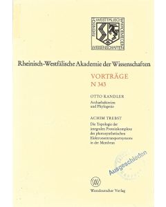 Rheinisch-Westfälische Akademie der Wissenschaften • Vorträge N 343