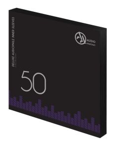 50x 12" Deluxe Audiophile Antistatic Inner Sleeves (Black) ZUB
