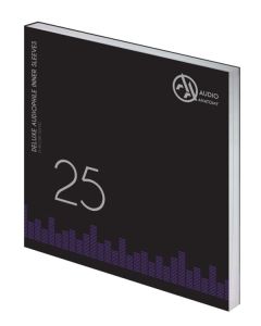 25x 12" Deluxe Audiophile Antistatic Inner Sleeves (White) ZUB