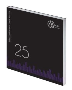 25x 12" Deluxe Audiophile Antistatic Inner Sleeves (Cream) ZUB
