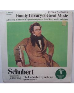 Franz Schubert (1797-1828) • Family Library of Great Music Vol. 8 LP