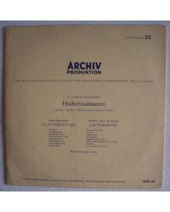Hans Newsidler - Santino Garsi da Parma • 8 Lautenstucke / Lautenmusik 10"