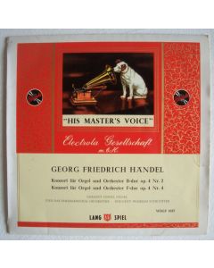 Georg Friedrich Händel (1685-1759) • Konzert für Orgel und Orchester 10" • Geraint Jones