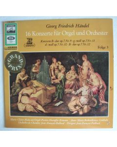 Händel (1685-1759) • 16 Konzerte für Orgel Folge 3 LP • Marie-Claire Alain