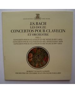 Bach (1685-1750) • Les Douze Concertos pour Clavecin et Orchestre Vol. I LP