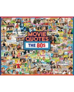 White Mountain Puzzles Movie Quotes The 80s 1000 Piece