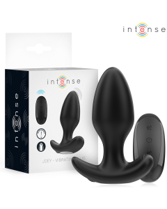 INTENSE - JOEY ANAL PLUG 10 VIBRATIONEN SCHWARZ FERNBEDIENUNG