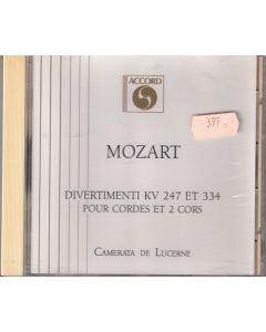 Wolfgang Amadeus Mozart (1756-1791) • Divertimenti pour Cordes et 2 Cors CD