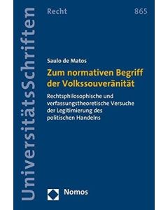 Saulo de Matos • Zum normativen Begriff der Volkssouveränität