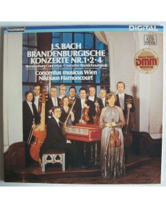 Concentus musicus Wien: Bach (1685-1750) - Brandenburgische Konzerte 1, 2, 4 LP