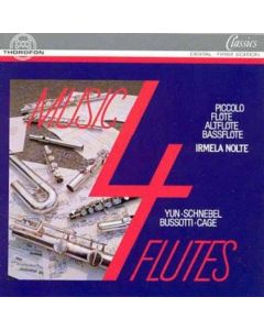 Music 4 Flutes | Yun • Schnebel • Bussotti • Cage CD