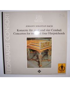 Johann Sebastian Bach (1685-1750) • Konzerte für 2 & 4 Cembali LP