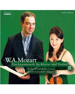 Keiko Urushihara: W. A. Mozart • Gesamtwerk für Klavier und Violine III 2 CDs