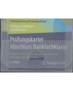 Prüfungskartei Abschluss Bankfachklasse