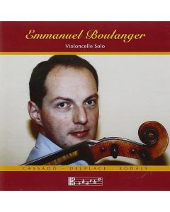 Emmanuel Boulanger • Violoncello solo CD