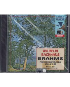 Wilhelm Backhaus: Johannes Brahms (1833-1897) • Piano Concerto No. 2 CD