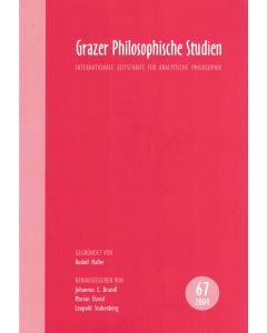 Grazer Philosophische Studien • Vol. 67 - 2004