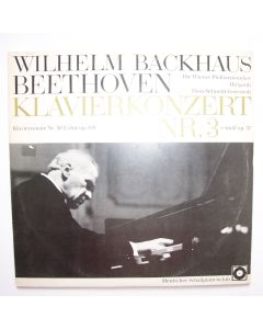 Wilhelm Backhaus: Ludwig van Beethoven (1770-1827) • Klavierkonzert Nr. 3 LP
