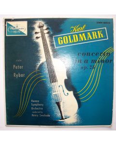 Karl Goldmark (1830-1915) • Violin Concerto LP • Peter Rybar