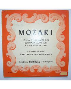 Wolfgang Amadeus Mozart (1756-1791) • Sonatas LP • Jörg Demus, Paul Badura-Skoda