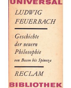 Ludwig Feuerbach • Geschichte der neuern Philosophie