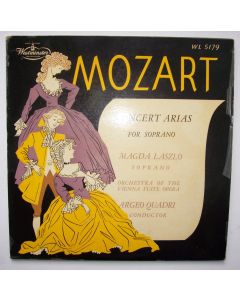 Wolfgang Amadeus Mozart (1756-1791) • Concert Arias LP • Magda László