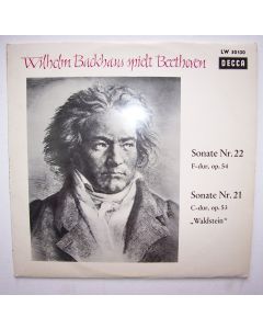 Ludwig van Beethoven (1770-1827) • Sonate Nr. 22 & Nr. 21 10" • Wilhelm Backhaus