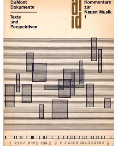 Kommentare zur Neuen Musik 1