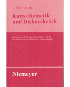 Ulfert Ricklefs • Kunstthematik und Diskurskritik