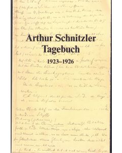 Arthur Schnitzler • Tagebuch 1923-1926