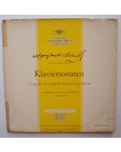 Wolfgang Amadeus Mozart (1756-1791) • Klaviersonaten LP • Conrad Hansen