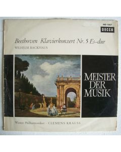 Wilhelm Backhaus: Ludwig van Beethoven (1770-1827) • Klavierkonzert Nr. 5 LP