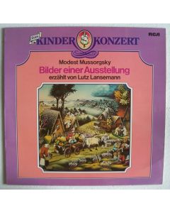 Mussorgsky (1839-1881) • Bilder einer Ausstellung, erzählt von Lutz Lansemann LP