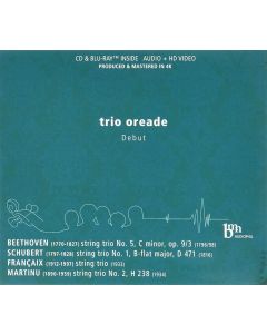 Trio Oreade • Debut CD+Blu-ray