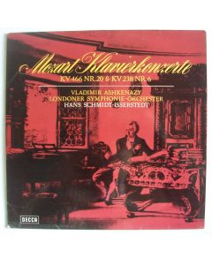 Vladimir Ashkenazy: Mozart (1756-1791) • Klavierkonzerte Nr. 20 & Nr. 6 LP